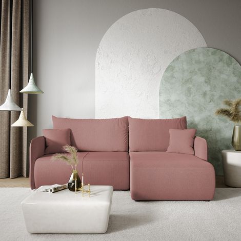 3-Sitzer-Wende-Ecksofa mit Truhe Claudio Rose