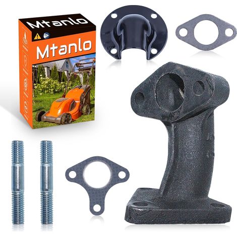 Pour Honda GX390 GX340 13HP 11HP pièces de moteur, kit de collecteur de silencieux, 18330-ZE2-W00, 18333-ZK6-Y00, 18381-ZE2-800, 18331-ZE3-811 (1/5)