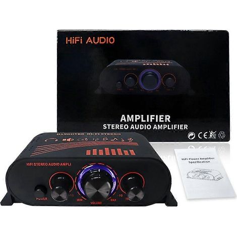 Stereo-Endstufe, 2-Kanal-Auto-Verstärker, Stereo-Verstärker, 12 V, 20 W + 20 W