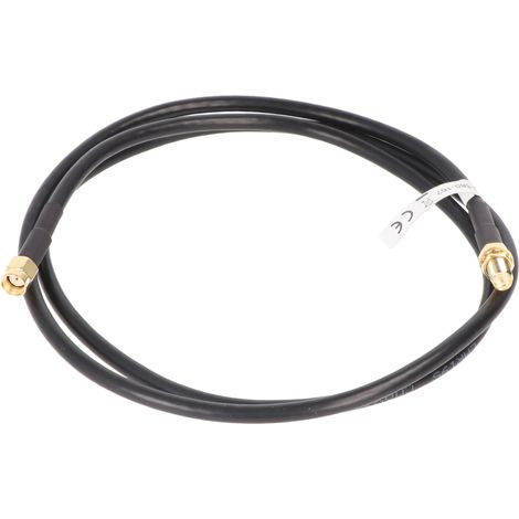 Antennen-Verlängerungskabel für WLAN-Geräte (2,4 GHz + 5 GHz), RP-SMA-Stecker RP-SMA-Buchse. Kabellänge 2 m (1/3)