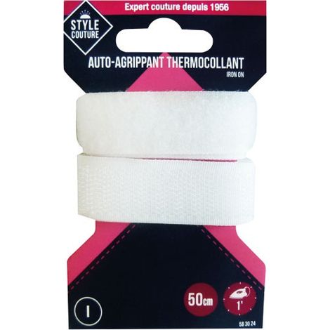 Auto-agrippant Thermocollant Blanc Fixation Textile Sans Couture Par Chaleur - Style Couture