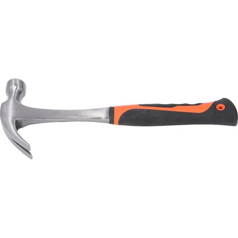Marteau à griffes multifonctionnel, outil pour retirer les clous, en acier à haute teneur en carbone, pour électriciens, charpentiers et professionnels du bâtiment (0,25 kg). (1/5)