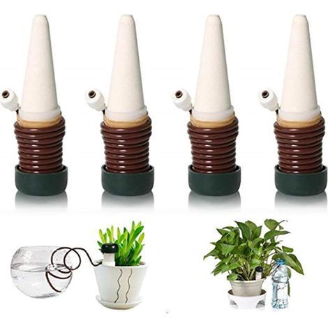 4 Bottle Drip Irrigation Kit, Automatic Plant Watering, Suitable for Indoor and Outdoor Plants (1/5)