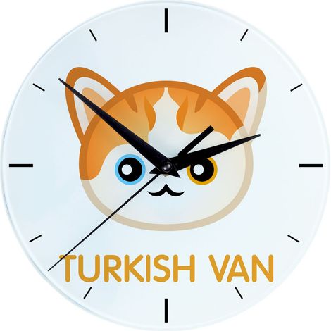 Ardilla turca - Reloj de MDF con gráficos e inscripción de Art-Dog (1/4)