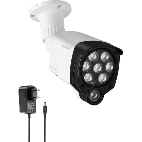 Éclairant Infrarouge à 8 LED, Lumière IR 30 M pour Caméras de Sécurité (C200 C310, 410W), VR (Série Quest, VR2), PS5, Vision Nocturne à 90°, Comprend une Alimentation 12 V 1 A (1/5)