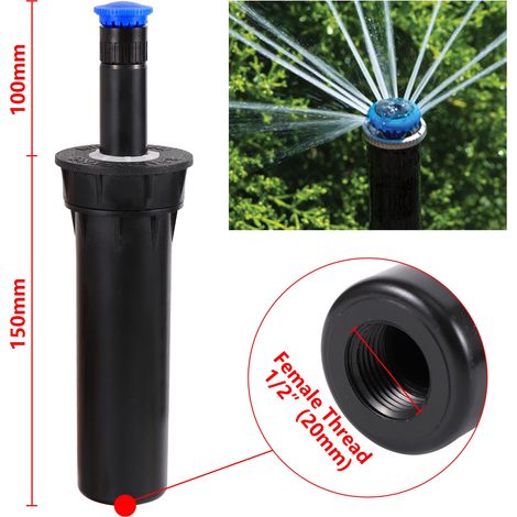 Arroseur escamotable enterré à filetage interne 1/2" -2585360° pour pelouse, jardin et agriculture (1/5)