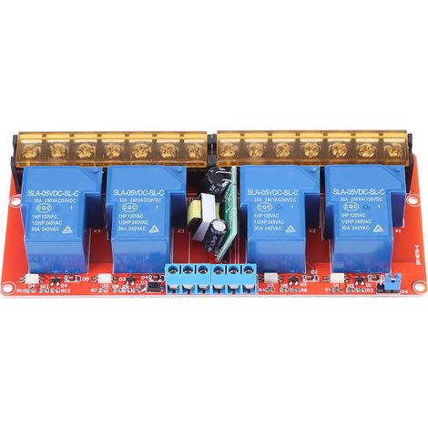 Modulo relè elettromeccanico a 4 canali DC5V 250V 30A