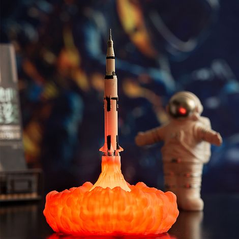 Luz nocturna, lanzamiento del cohete NASA III