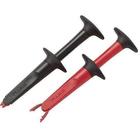 Fluke AC220 juego de pinzas cocodrilo rojo y negro