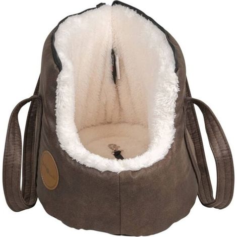 Sac de transport pour animaux Jack and Vanilla Premium M 55x30cm Bark