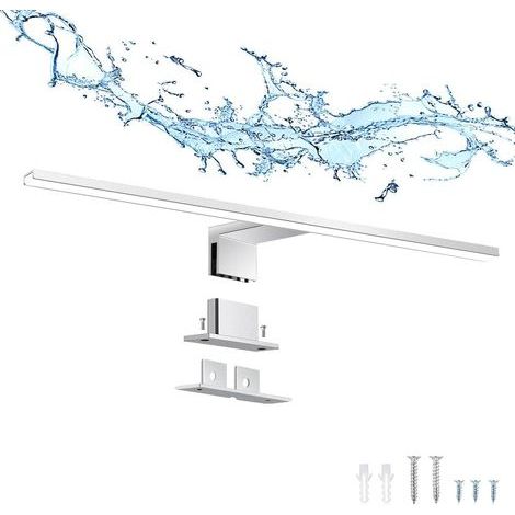 Badezimmer-Spiegelleuchte 8W 60cm 680lm, 6000K Kaltweiß, IP44 wasserdicht, 230V (600mm) [Energieklasse E] (1/5)
