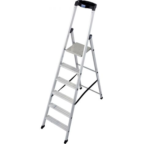 Krause Solido Stufenstehleiter 6 Stufen (1/5)