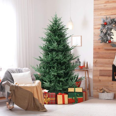 Artificial Christmas Tree 210 cm, 340 Warm White LEDs, 8 Modes (1/5)