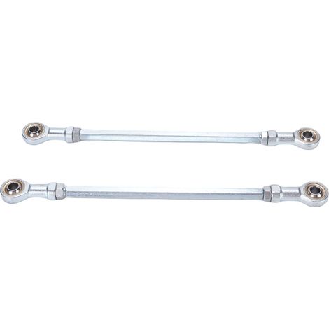 1 paire 255mm Kit de biellette de direction en alliage d'acier 8mm ensemble d'extrémité de rotule pour Go Kart Drift Trike ATV Quad Mini vélo (1/5)