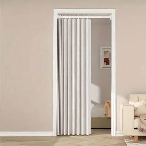 Faltbarer, wasserdichter Raumteilervorhang 100x200 Beige (1/5)