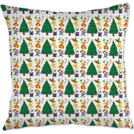 Housse de coussin 45x45 cm carrée doux et respirant pour mariage, anniversaire, naissance de bébé (1/5)