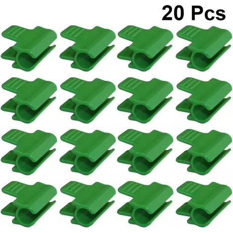 20 gebogene Folienschlaufen (11 mm) für Gewächshäuser, insektensichere Befestigungsclips, Sonnenschutznetze, Gartenzubehör – SONSTIGES (1/5)