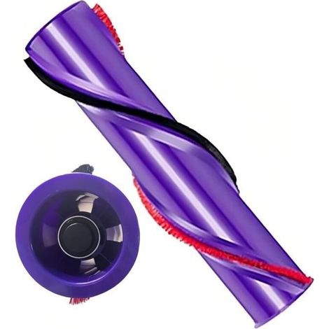 (violett-Kompatibilität: V8) Walzenbürste für Dyson V8, Ersatz-Teppichreinigungsbürste für V8 Dreieckmotorkopf.