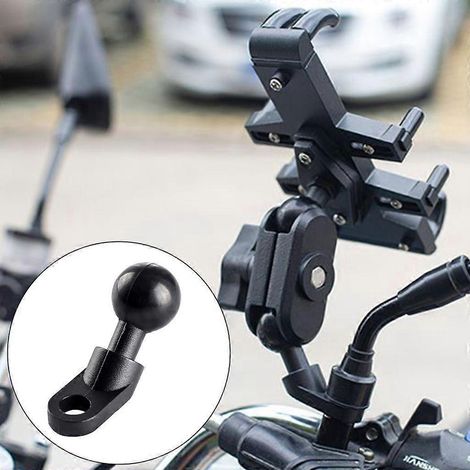 Adaptateur de tête de boulon coudé en aluminium de 25 mm, support de fixation de base, pince de serrage (1/4)