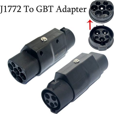 Available in one color: Black. Material: ABS. J1772 to GBT adapter 32A. Suitable for new energy vehicles. (1/5)