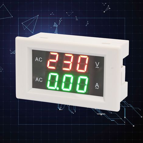 White YB4835VA Präzisions-Digital-Sinuswellen-Messgerät mit Doppelanzeige (Amperemeter, Voltmeter) (1/5)