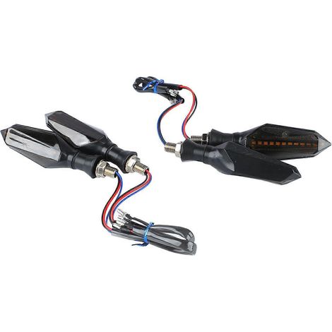 4 Stück Motorrad-Blinkerleuchten 12 LED 12 V Universelle sequentielle Blinkerleuchten für Motorräder