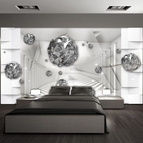 Papier Peint XXL "Diamond Chamber" 280 x 500 cm (1/4)