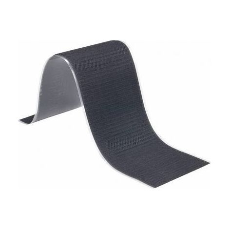 FASTECH® T0105099990305 Nastro a strappo per incollaggio colla a caldo Parte rigida (L x L) 5000 mm x 50 mm Nero 1 pz. (1/2)