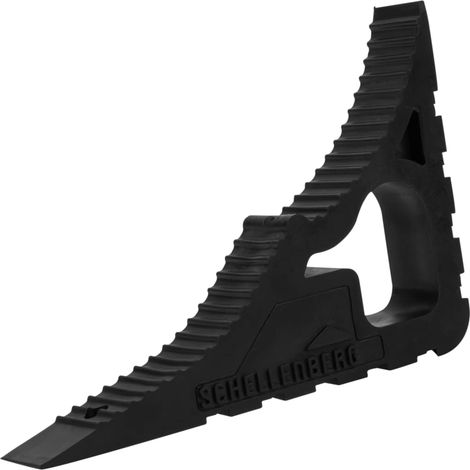 Schellenberg 66303 Fermaporta/fermafinestra, Nero Fermaporta e Porta a Cuneo, Durevole e Resistente alle intemperie, Colore, 1x (1/5)