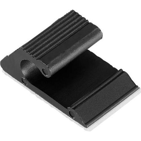 Embase de fixation Plage de Ø du faisceau: 5.50 mm (max) TRU COMPONENTS TC-CATV-1203 1593113 noir 1 pc(s) S029921