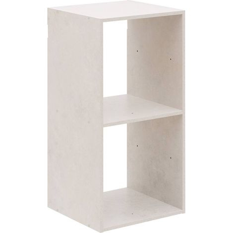 Étagère mix'n modul 2 cases rectangulaire beige - 5five (1/3)