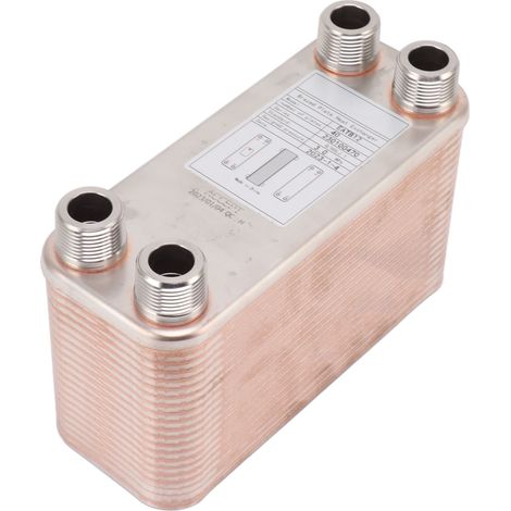 Échangeur de chaleur compact et robuste à plaques brasées en acier inoxydable pour eau de moût de bière (1/5)