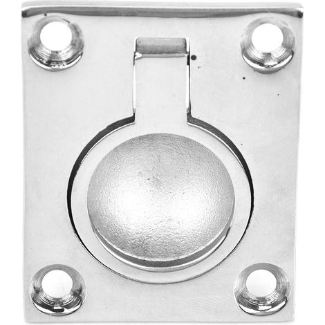 Poignée de tirage carrée pour sol, bateau marin, acier inoxydable, anneau de levage encastré 48x38mm (1/5)