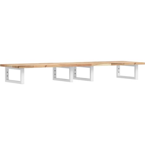 Maison Exclusive - Waschbeckenregal Wandmontage Stahl und Akazien