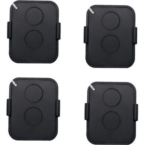 Lot de 4 Télécommande , 2 Canaux Télécommande Portail 433MHz avec Code Tournant Sécurisé, Compatible avec Récepteurs Automatisés (1/4)