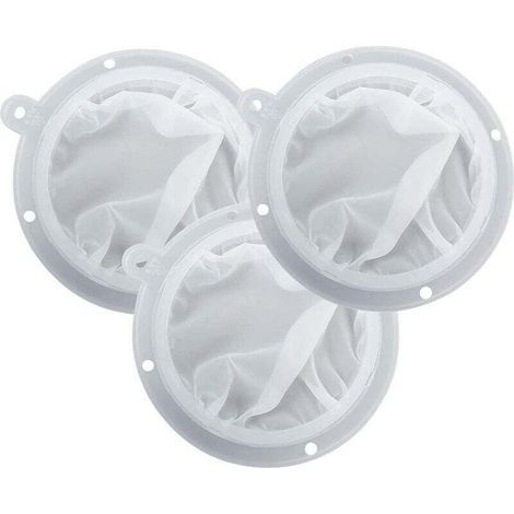 Set di 3 filtri in nylon - Filtro per vino - Maglia fine - Compatibile con imbuti da cucina da 5 pollici per filtrare succo, latte, caffè, vino, olio (200/300/400 mesh) - Diventa (1/4)