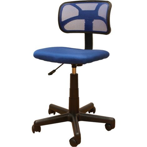 sedia da ufficio blu "jump2", 41,5x44x75-87 cm