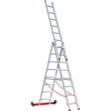 Euroline Premium 30778 Mehrzweckleiter 3-teilig 3x8 Sprossen (1/3)