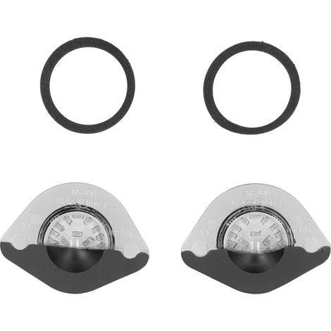 Tbest 2PCS SMD LED Plaque D'immatriculation Lumière 3W 6500K Blanc White High Luminer Energy Sauver Long Wispan Play Play Installation Fit 1994 2004. (1/5)