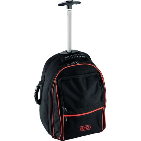 MOCHILA DE NYLON C/RUEDAS ALYCO ORANGE (1/4)