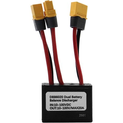 Module de décharge équilibrée pour double batterie de vélo électrique, compatible avec les batteries de 10 V à 100 V max. (1/4)