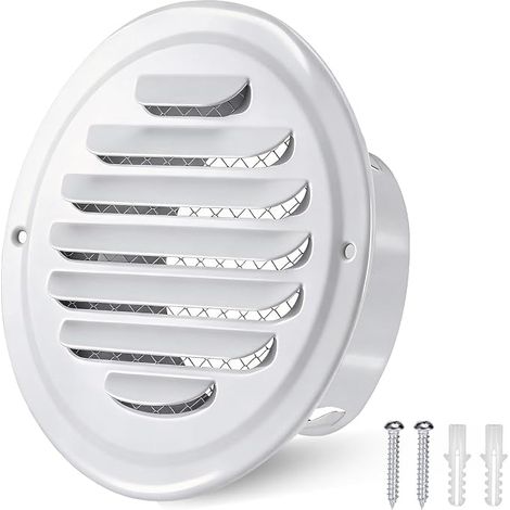 100 mm round ventilation grille, air vents 14.5 x 10 x 4.5 cm (1/5)
