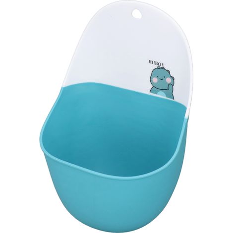 Urinoir suspendu en silicone pour enfants, motif dinosaure, pour l'apprentissage de la propreté chez les petits garçons. (1/5)