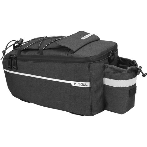Sollbry Fahrradtasche für Fahrrad, Fahrradzubehör, Fahrrad-Rücksitztasche, wasserdichte Fahrradtasche, Fahrradtasche, mit Getränkehalter für Pendler, Outdoor-Reisen (1/5)