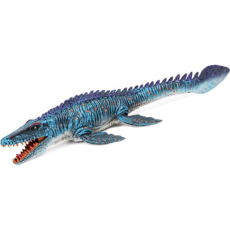 Figurine Mosasaurus - 34 cm - Modèle Océanique Réaliste en PVC Écologique - Jouet de Bain Piscine Décoration Gâteau Collection Éducative (1/5)