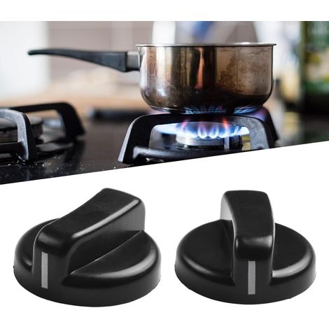 Set mit 5 Ersatzknöpfen für Gasherde, 8 mm