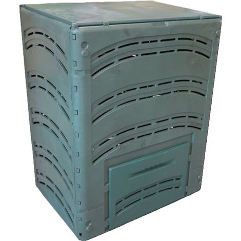 [JAMAIS UTILISE] Composteur Modulable 500L BELLI Compost'Wood 100x60x80cm Vert - 20036