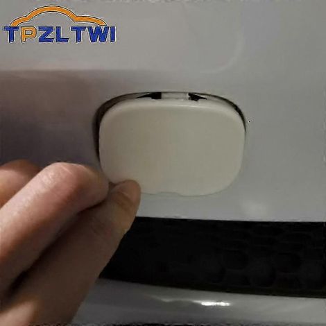 Cache-crochet de remorquage pour pare-chocs avant et arrière de Smart 453 Fortwo (2015-2021) - Noir (1/4)