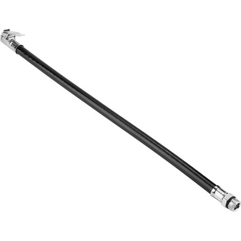 Embout de gonflage pour manomètre de pneu - Tuyau d'air comprimé avec raccord, accessoire de jauge de pression, buse de gonfleur. (1/5)