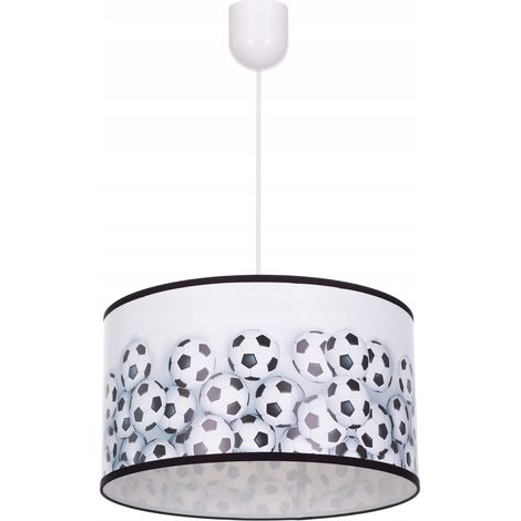 Lampada a sospensione da soffitto lampadario paralume calcio